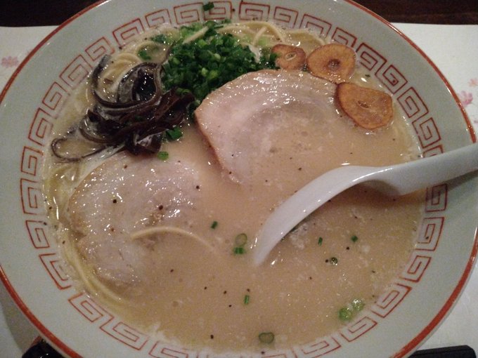 熊本豚骨焦がしにんにくラーメン(゜д゜)ウマー! 