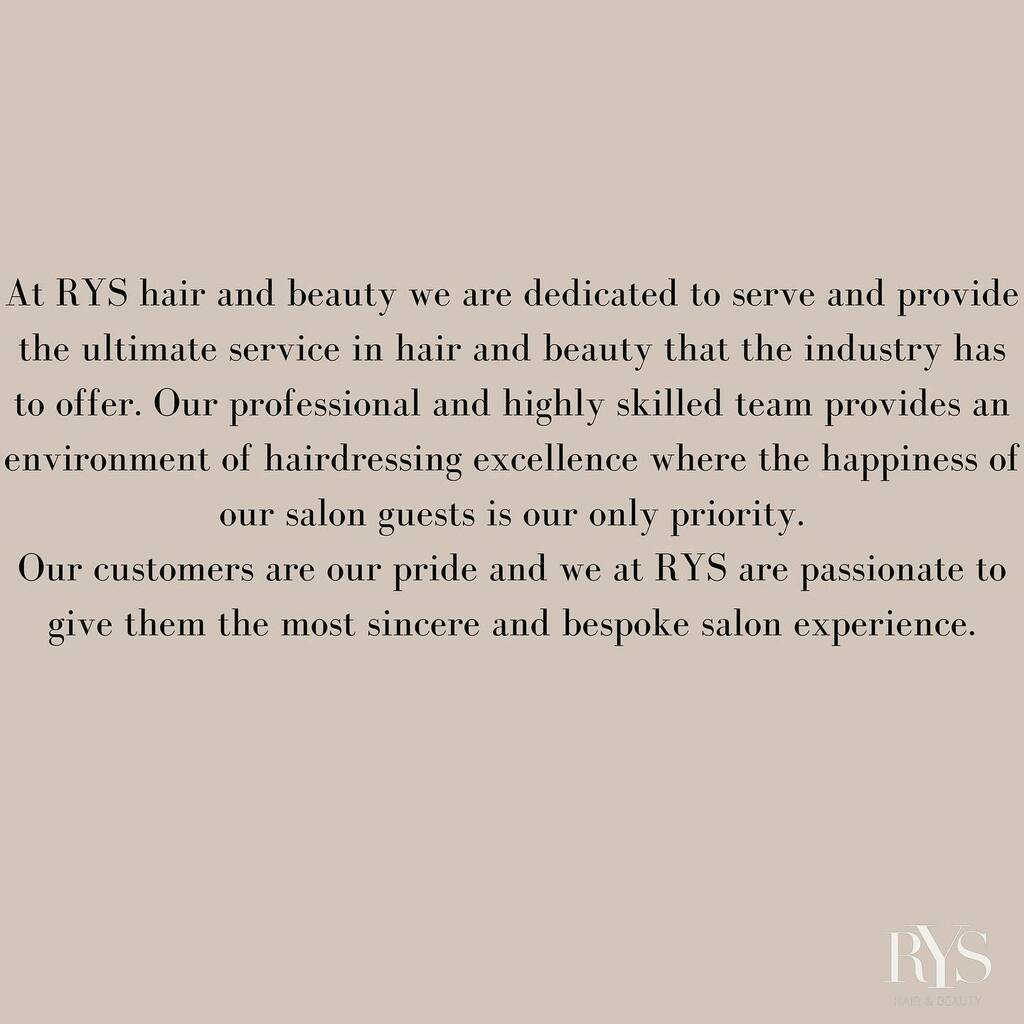 RYSHair's tweet photo. Our mission statement 👇🏼

At RYS hair and beauty we are dedicated to serve and provide the ultimate service in hair and beauty that the industry has to offer. Our professional and highly skilled team provides an environment of hairdressing excellence whe… https://t.co/h4g70plJ1x https://t.co/b6YQgR2O8w