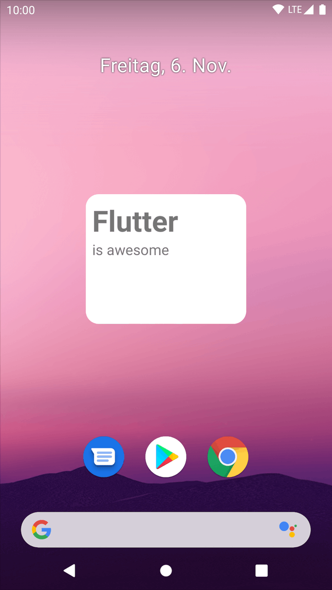 手軽にホーム画面のウィジェットを作成してくれるパッケージ「home_widget」🎉

pub.dev/packages/home_…