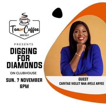 Join <a href="/AfiaDrah/">Afia Drah</a> as she hosts <a href="/tatascaritas/">GH’s Fav Gã Girl🌺</a> 6pm today on <a href="/TeaorCoffeegh/">TeaorCoffee</a> on <a href="/clubhouse/">Clubhouse</a>. Join us! clubhouse.com/event/P9vY1BKv

💎 Use link to join conversation