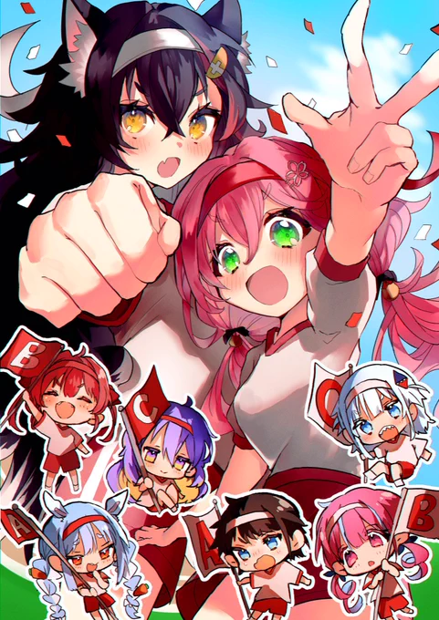 ホロライブ運動会お疲れ様でした‼️✨
#miko_Art #みおーん絵
#ぺこらーと #プロテインザスバル #マリンのお宝 #あくあーと #gawrt #HoshinovArt 