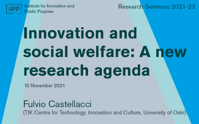 IIPP_UCL's tweet photo. Three days to go - have you booked your tickets?

We'll be joined by Fulvio Castellacci (@TIK_senteret ), Antonio Andreoni (@AntoAndreoni) and @rainerkattel to explore the relationship between 'Innovation and social welfare' 🚀

Register now! 👇
https://t.co/454UrgEqUT https://t.co/sfDRvdoLgk