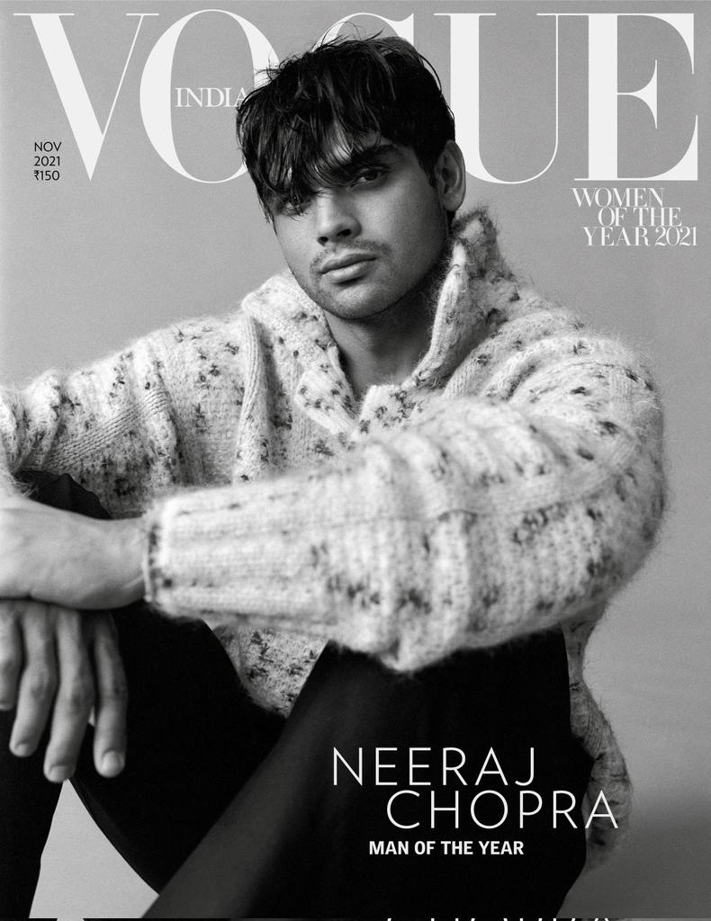 Neeraj_chopra1's tweet photo. Had a lot of fun shooting this Cover with @VOGUEIndia and great to see all the positive feedback this has been getting. 

Like I said in the interview, this Olympic medal is only the beginning and I'm now focused on winning many more medals for my country. 🇮🇳 https://t.co/i5uvmWLj1f