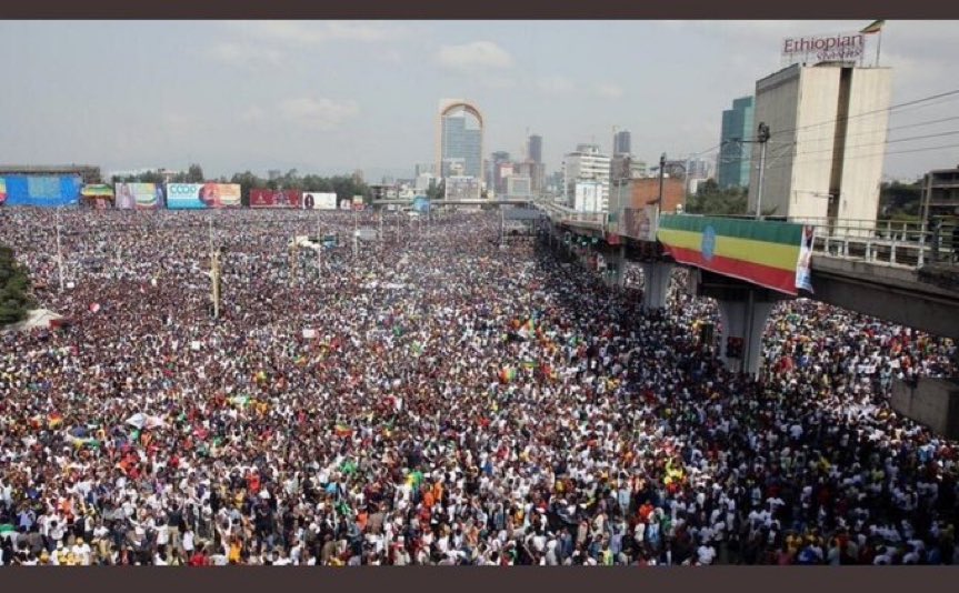 PHOTO OF THE DAY. Ethiopians say #NoMore. #Ethiopia #Eritrea #Somalia #EthiopiaPrevails