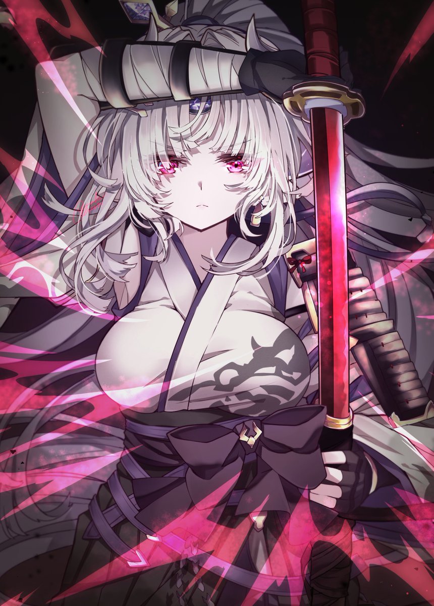 グラブル 解呪の剣鬼 揺らぎの想姫 グラブル 夜明けちゃん In率低のイラスト