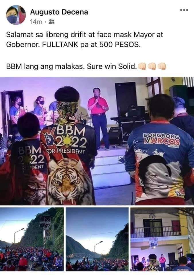joketerte30's tweet photo. Hahaha bayad naman pala eh, wala talagang boluntaryo!
Saka given na marami sumama dahil balwarte nya yan!
Pero #SolidNo #BBMSingawNgBayan https://t.co/iLqUPqFwdW