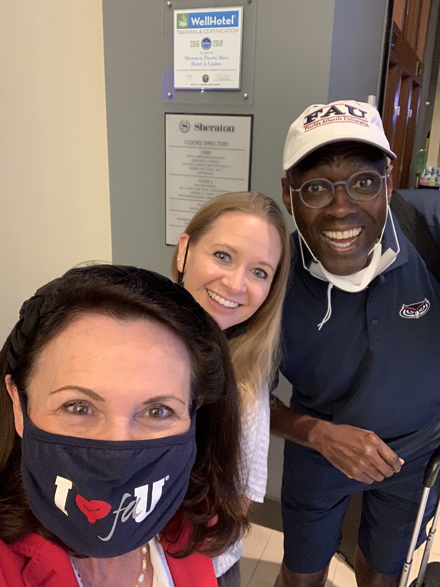 faudrdeb's tweet photo. @Edlead_FAU #FAU #ASHE2021 Grad Student Owls on the move~ safe travels.  Awesome @ASHEoffice conference @ashegrads @AshePresident https://t.co/sg9ULZYvnb