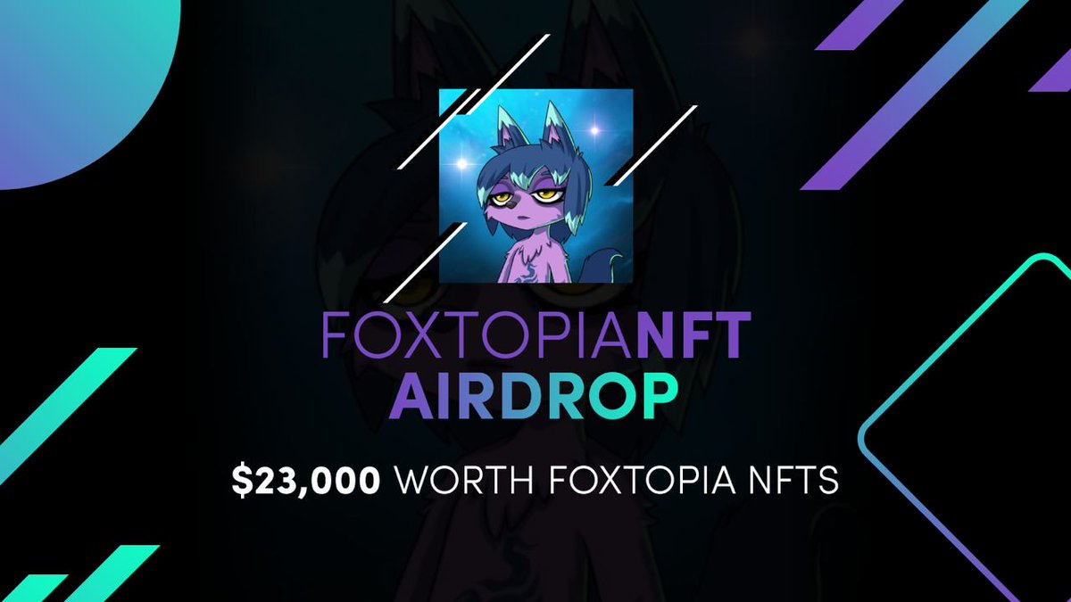 CryptoTownEU's tweet photo. 🚀 Airdrop: FoxTopia NFT
💰 Value: $23,000 Worth Of FoxTopia NFT 
👥 Referral: Top 10 Referral Recive 2 NFT
📅 End Date: 1st December, 2021

Go to the Airdrop Page
https://t.co/k6nKEOodql

#Airdrop #Crypto #Airdrops #cryptocurrency #giveaway https://t.co/h1IlFKNeD7