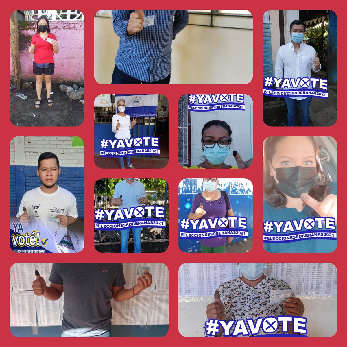 UveMeza's tweet photo. ✌✌El pueblo no se detiene y salió a votar por el mejor Gobierno de la Historia de Nicaragua. Viva Daniel y Rosario 201.
🇦🇱🇦🇱🇦🇱🇦🇱🇦🇱🇦🇱🇦🇱🇦🇱🇦🇱
#YaVote 
#EleccionesSoberanas2021 
#UVEFranciscoMeza https://t.co/1GqOG50SGv