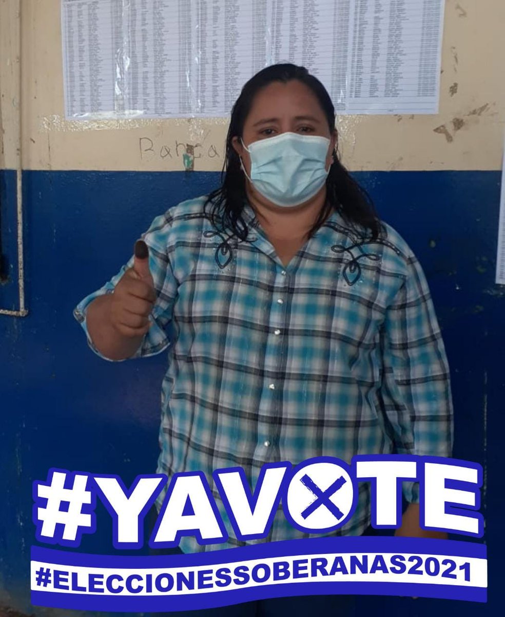 Ya vote. Vamos  a votar por la paz  y el progreso de nuestro pais
#UnidosEnVictoria #EleccionesSoberanas2021 #FuerzaDePuebloQueVence
