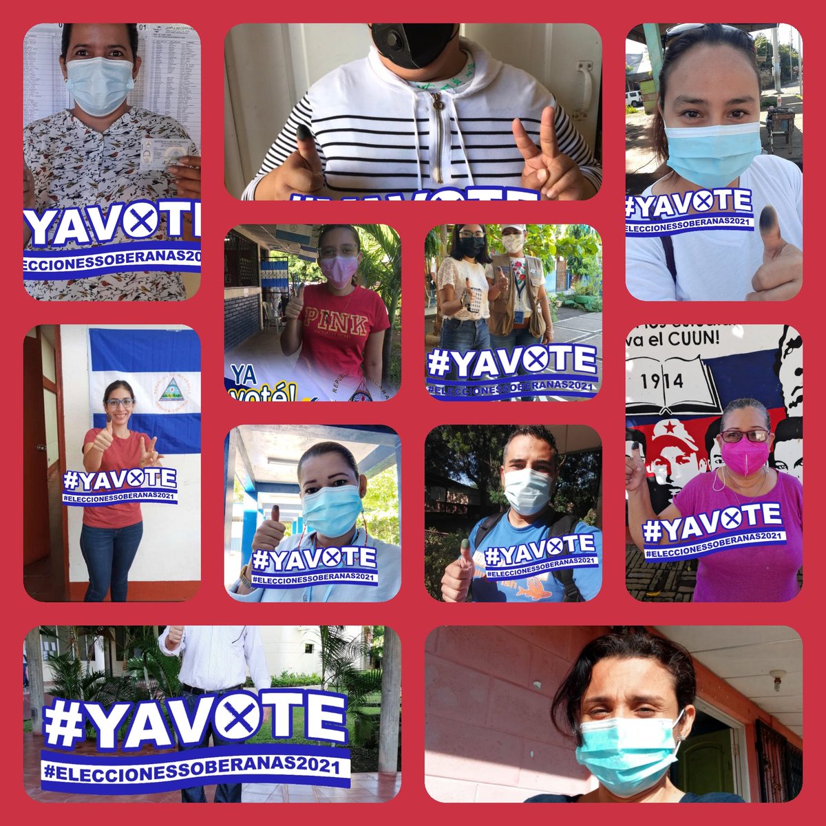 ✌✌El pueblo no se detiene y salió a votar por el mejor Gobierno de la Historia de Nicaragua. Viva Daniel y Rosario 201.
🇦🇱🇦🇱🇦🇱🇦🇱🇦🇱🇦🇱🇦🇱🇦🇱🇦🇱
#YaVote 
#EleccionesSoberanas2021 
#UVEFranciscoMeza