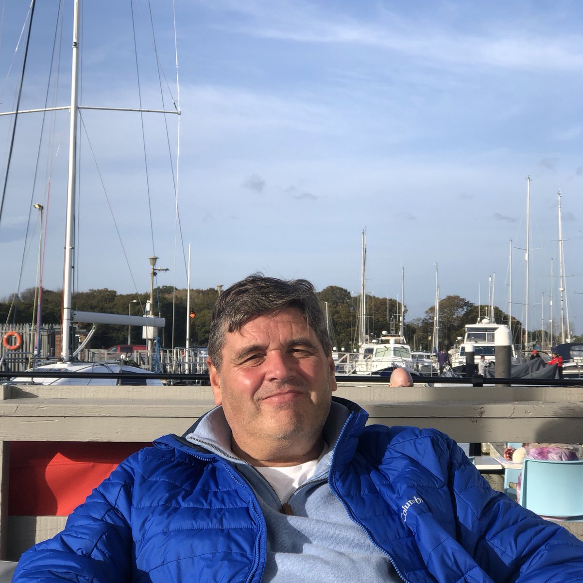 This afternoon we found Capt. Wilkinson relaxing by the River Hamble, enjoying some sunshine and undoubtedly planning for the next exciting project! #UDT2021 #teamwork #NavalEvents #NavalTechnology