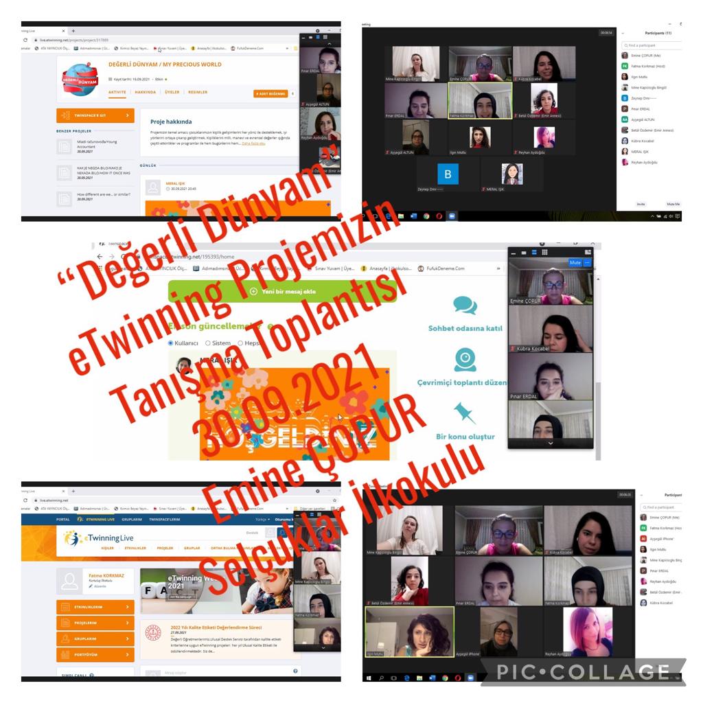 SelcuklarI's tweet photo. Emine Çopur Öğretmenimizin "Değerli Dünyam" eTwinning projesi https://t.co/6OOr7zVMRo