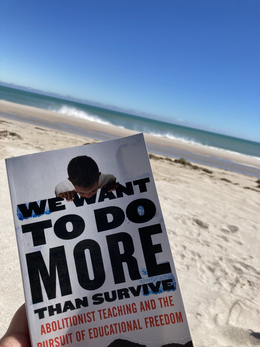 dmarzenx's tweet photo. "When teachers shy away from intersectionality, they shy away from ever fully knowing their students' humanity and the richness of their identities. Mattering cannot happen if identities are isolated and students cannot be their full selves."

Great book for a Miami beach day🌴 https://t.co/8c43thlpUT
