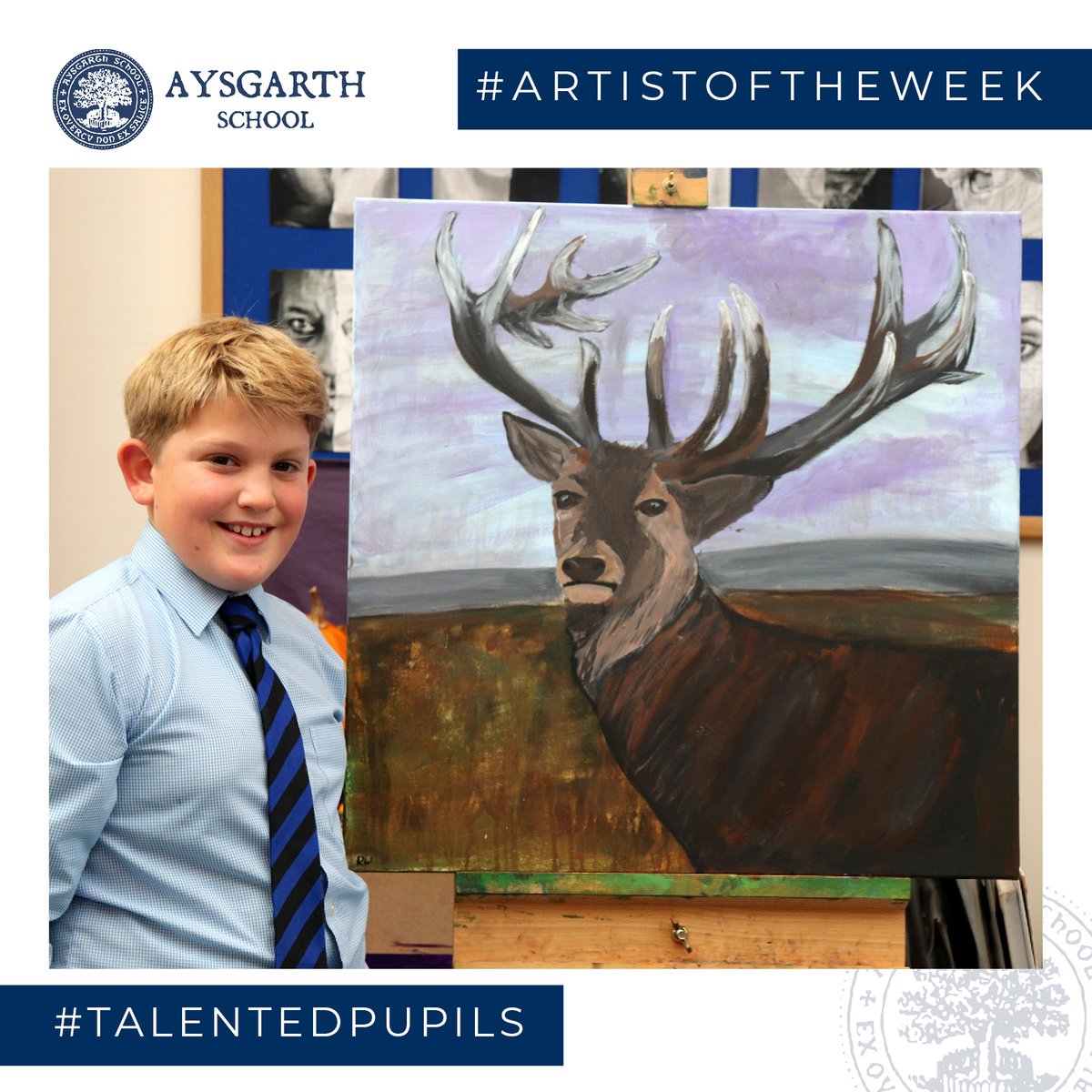 AysgarthSchool's tweet photo. 🎨 The art department has been incredibly busy so far this term, they have produced an array of wonderful artwork. Well done to these pupils who have been awarded 'Artist of the Week'
#TalentedArtists #BestPrepSchool #TopNotchTeaching https://t.co/4SUA4EKpzH
