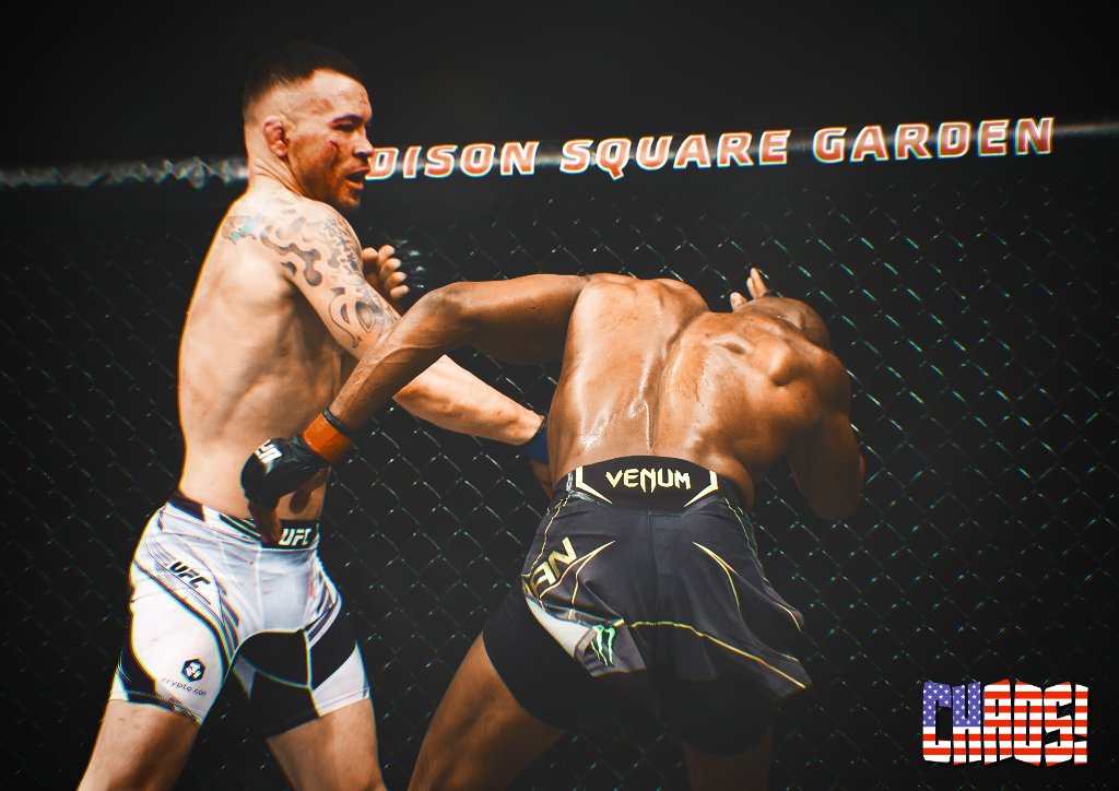 AmericaChampMMA's tweet photo. Who knew the kid from Thurston, Oregon would go on to sell out MSG on the biggest PPV of the year? the American dream is real!

good fight Juiceman, another one stolen. There is no respect here. This is not over. Chaos will be back, it's a matter of when and not if. https://t.co/h8dEbo0i3X