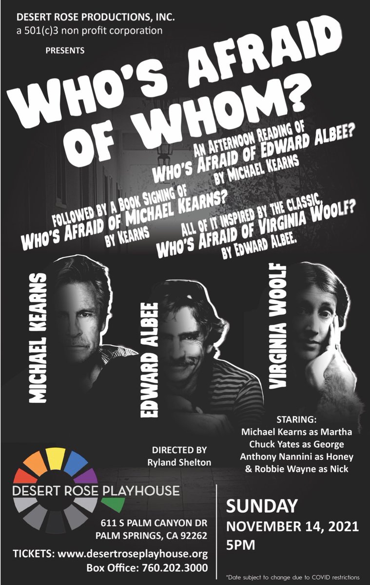 One week from today in Palm Springs. Don't be afraid.
