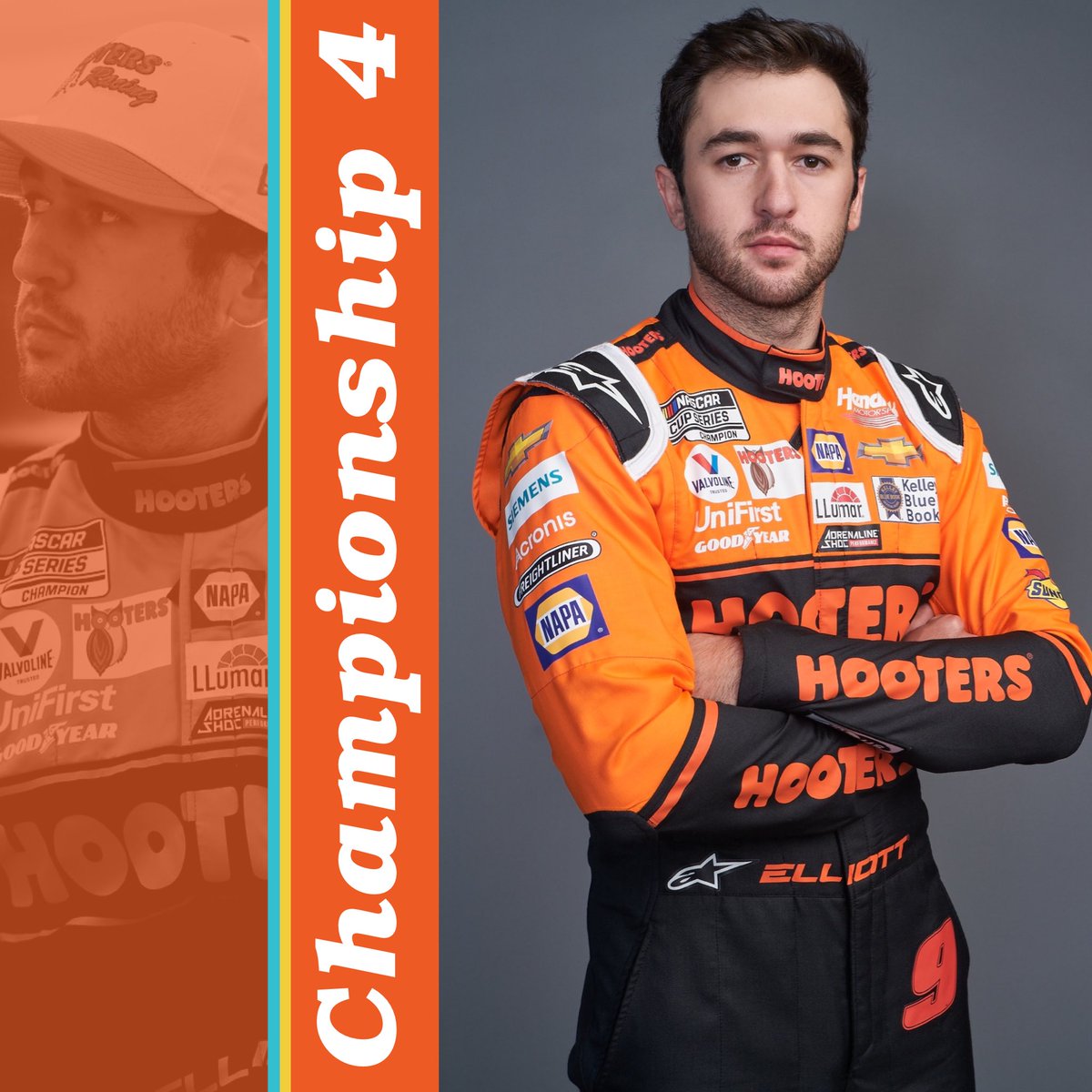 HootersRacing's tweet photo. RT if you want @chaseelliott to go back-to-back @phoenixraceway today! 🏆

#Championship4 | #di9 https://t.co/Gzqbi0rqq2