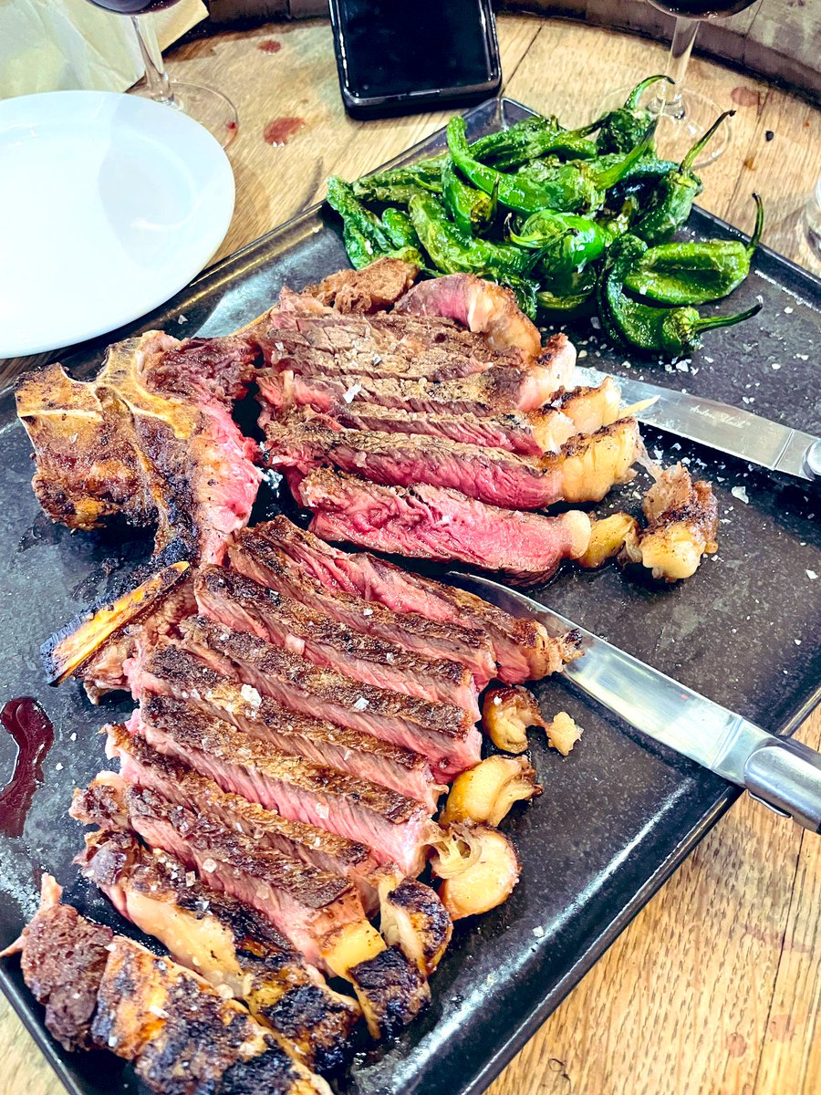 Facey5's tweet photo. Birthday weekend…. Celebrations started on Friday with my nephew, ended with a pile-on in a field. 

Today: @BaratxuriBar, steak cooked to perfection by @MrsChefRachel. Home now, fire on, game on! https://t.co/ysOT10nlSb