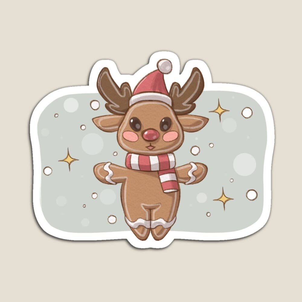 ScarloomShadowS's tweet photo. Hitting the season off with our version of a gingerbread man🤎
And we are fawning over this 
little guy🤎🦌 
🤎Isn't he just the cutest ?
We love you Gingerdeer 🤎
 Let's just hope no one be munching him before Christmas day🍪🦌
#cutedeer #christmascheer #Christmas2021 https://t.co/WkdOJ7ztsU