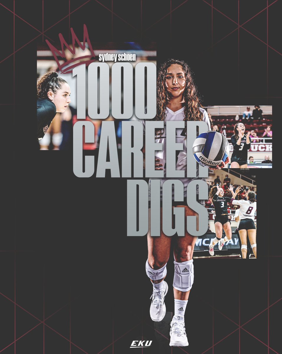 Congratulations to <a href="/sydschoen/">Sydney Schoen</a> for reaching 1,000 career digs during Saturday's win against Central Arkansas!