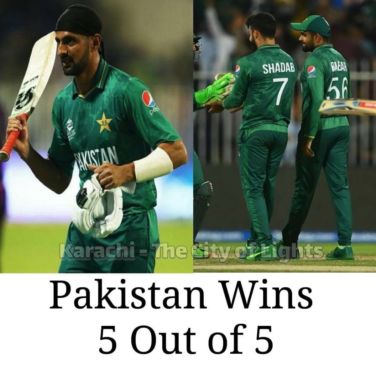 PuneetSachdev7's tweet photo. With a remarkable victory Pakistan becomes the first team to qualify for the semifinals by winning all of their matches in World T20, congratulations team Pakistan.
#ICCT20WorldCup2021 #PAKvSCO https://t.co/9v00GYIoRl