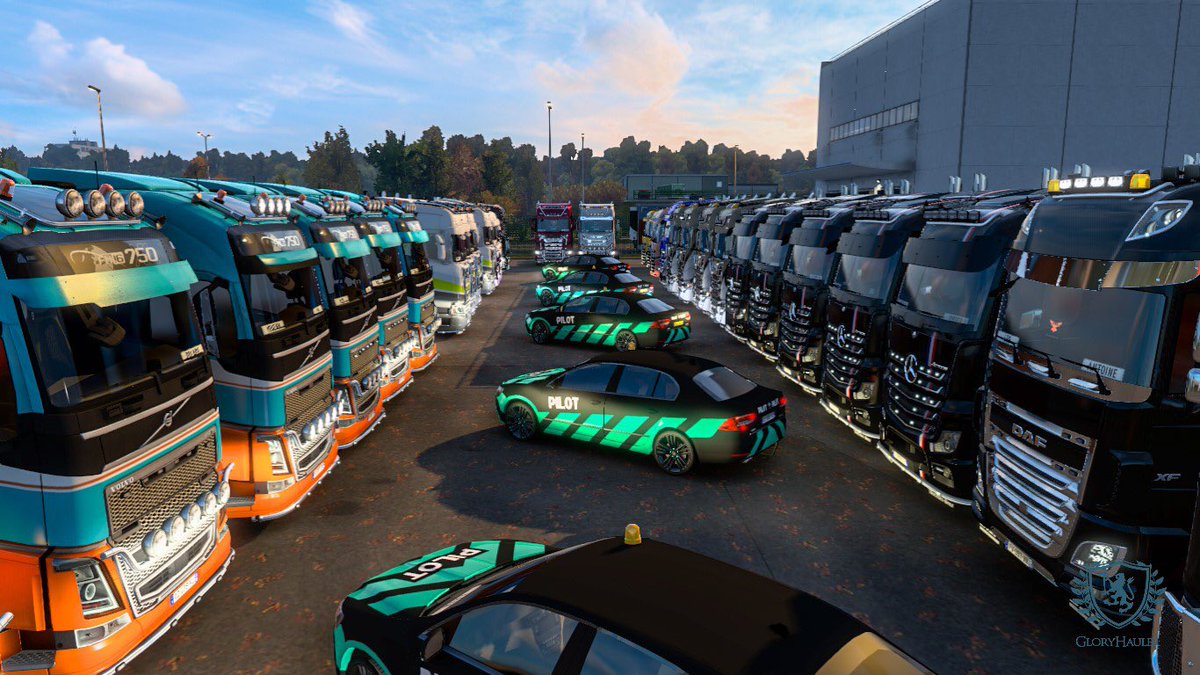 JegerLeonHan's tweet photo. [Thread 2] Some memories from the V2E convoy. Such a nice trip!

#EuroTruckSimulator2 #SupervisedByOCSC https://t.co/2hV50VDLY1