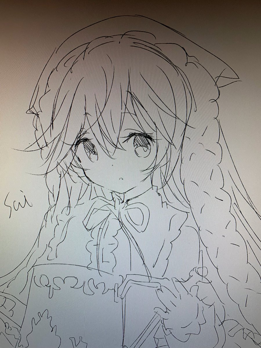 翠星石さんを描く 