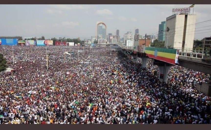 mironael's tweet photo. The people of Addis Ababa came out to welcome the TPLF and OLF. Source: CNN &amp; BBC https://t.co/xsT6PQtav8