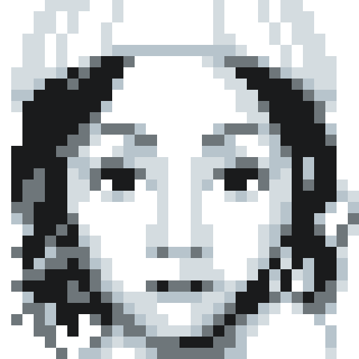 AxxWea's tweet photo. #新個人資料相片
#NewProfilePic 
#newprofliepic 
So longtime have not drawing. Just a practice
This photo is come from my magazine

#pixelarts 
#pixelart
#pixelartportrait 
#32x32pixels https://t.co/EOdAQtw41D