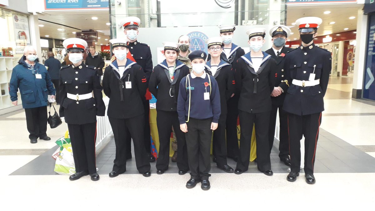 Cadets &amp; Staff have raised a staggering £1441.05 for The Poppy Appeal in Middleton this weekend! Bravo Zulu ⚓️ #seacadets #PoppyAppeal #RemembranceDay #TheRoyalBritishLegion