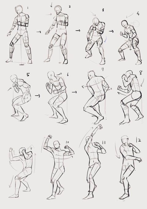 ポーズ集から一連の流れを模写し、フィギュアを色んな角度から描くという練習をしました。
最初の方はかなり時間が掛かりましたが後半は少しだけ早くなり成長を実感できました。
頑張って続けていきたいです。8時間30分でした。 