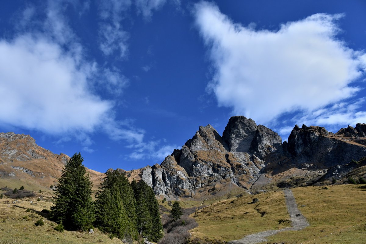 gurgeh's tweet photo. Last hike of the season above 2'000m, crossing the Risetenpass on empty hiking paths

Weisstannen SG to Matt GL, Oct'21 https://t.co/QMm7JF7uVD