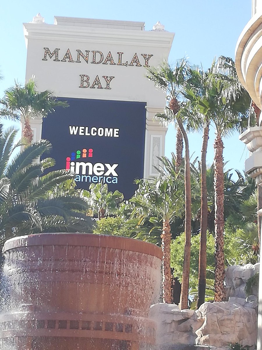 Good morning from Las Vegas, looking forward to welcoming you all to #imex21!