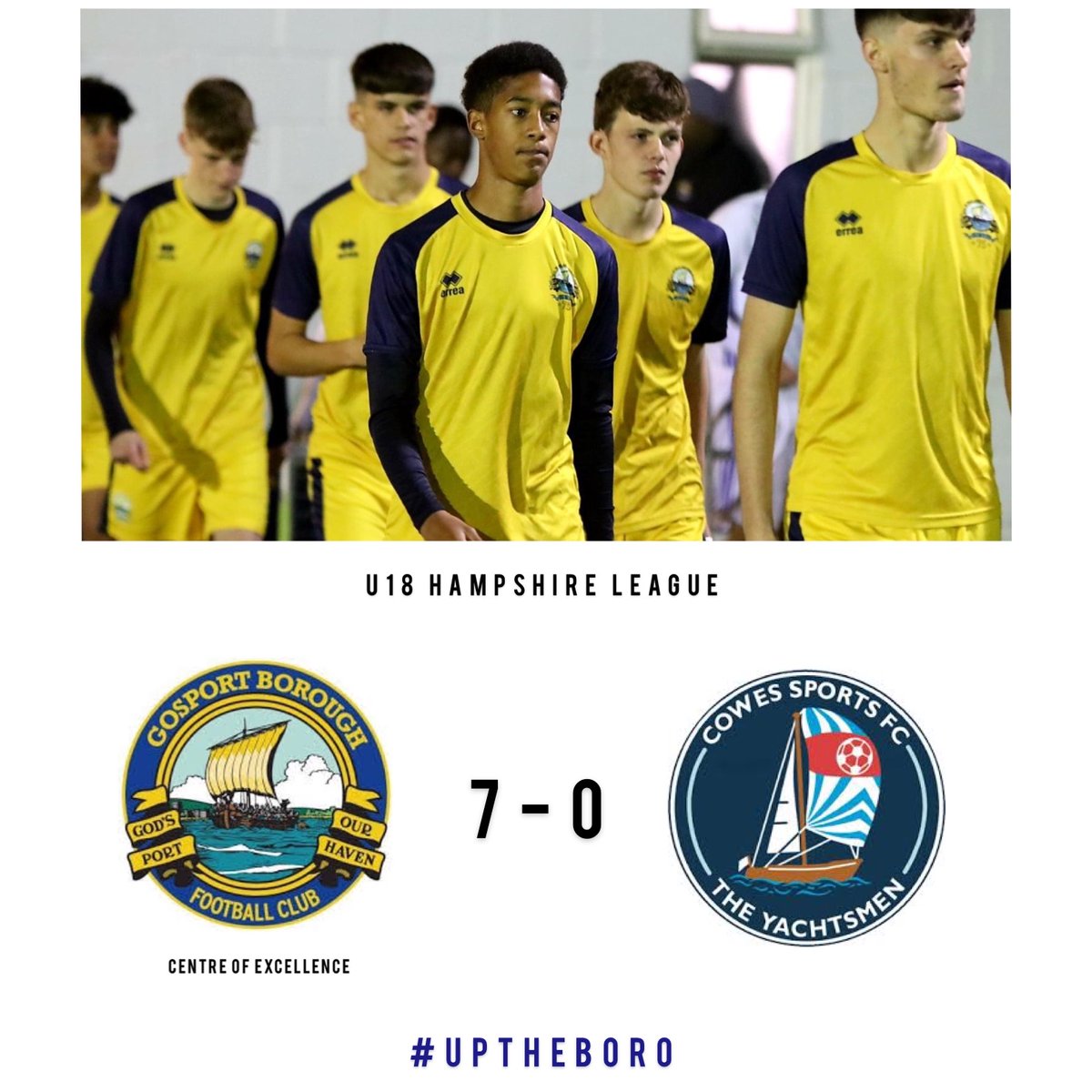 U18s Gosport Borough FC tweet media