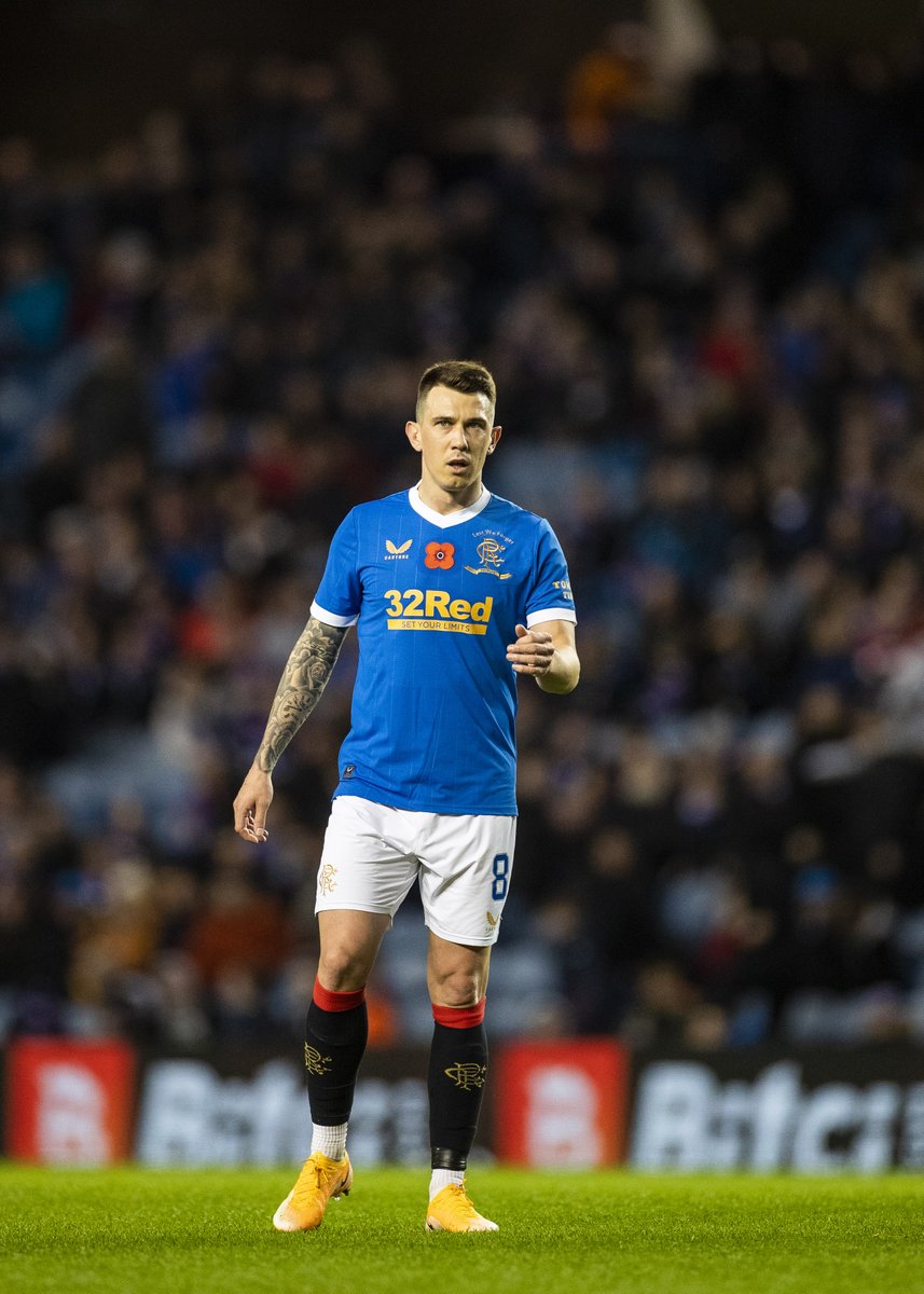💙 A special moment at Ibrox as Ryan Jack returns from injury.