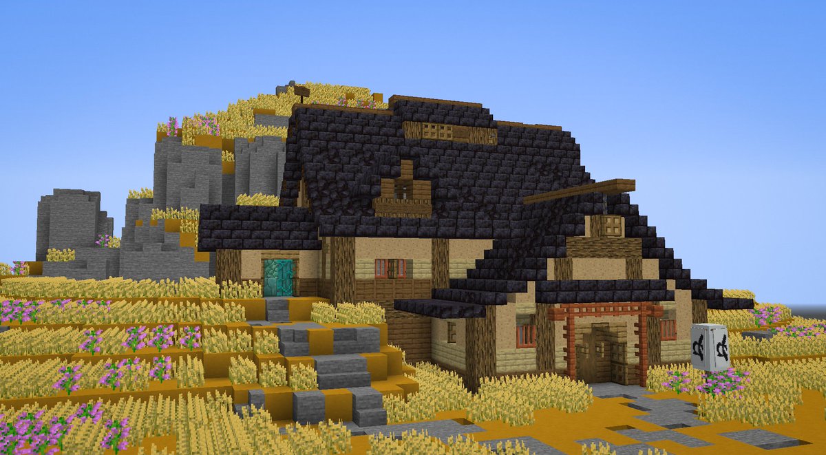 Bogooooku's tweet photo. japanese house 🗻🌾

#minecraft #minecraft建築コミュ https://t.co/XmLc75zzBY