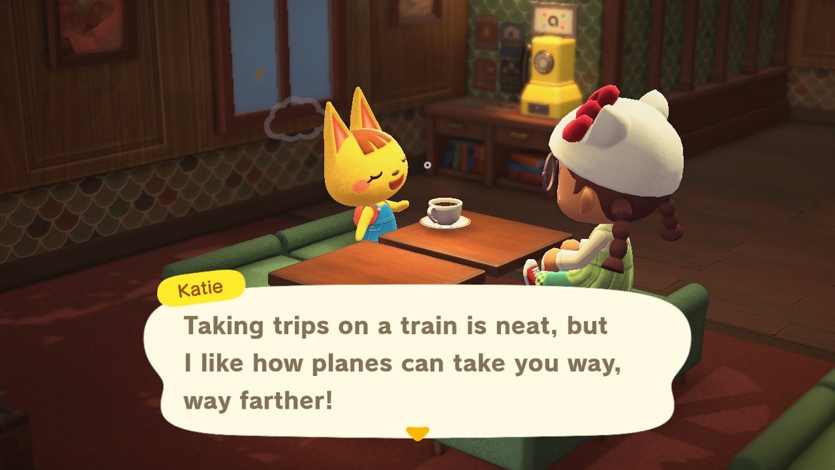 theartpotato's tweet photo. KATIE CAME TO THE ROOST OH MY GOOOOOSH!!!!!! #AnimalCrossing #ACNH #animalcrossingnewhorizons #acupdate #acnpc #theroost https://t.co/Xmndds2kKu