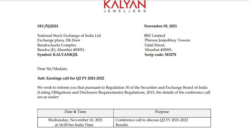 Marketupdates_'s tweet photo. Kalyan Jewelers - November 10 Result

#Nifty #nifty50 #banknifty #RelianceJio #Reliance #Tatamotors #CNBC #mondaymotivation #StockMarket #stocks #stockstowatch #cnbcawaazexclusive https://t.co/CLwmmhQ0CS