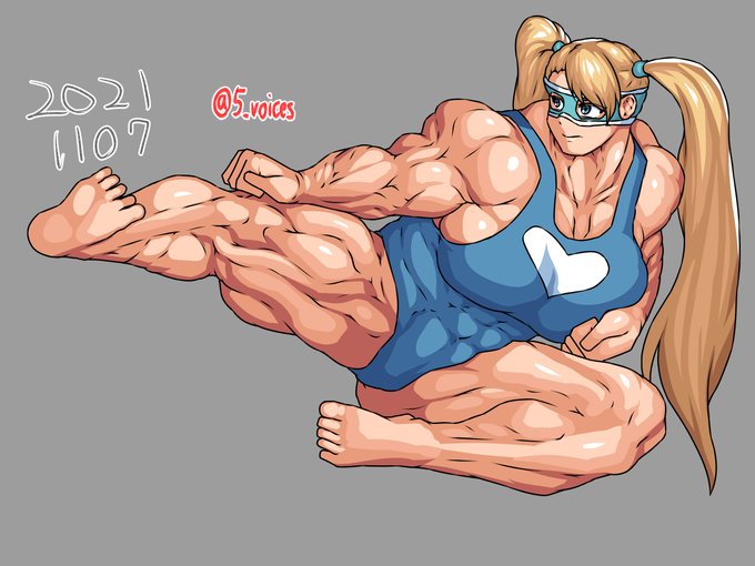 ボディビル模写。 