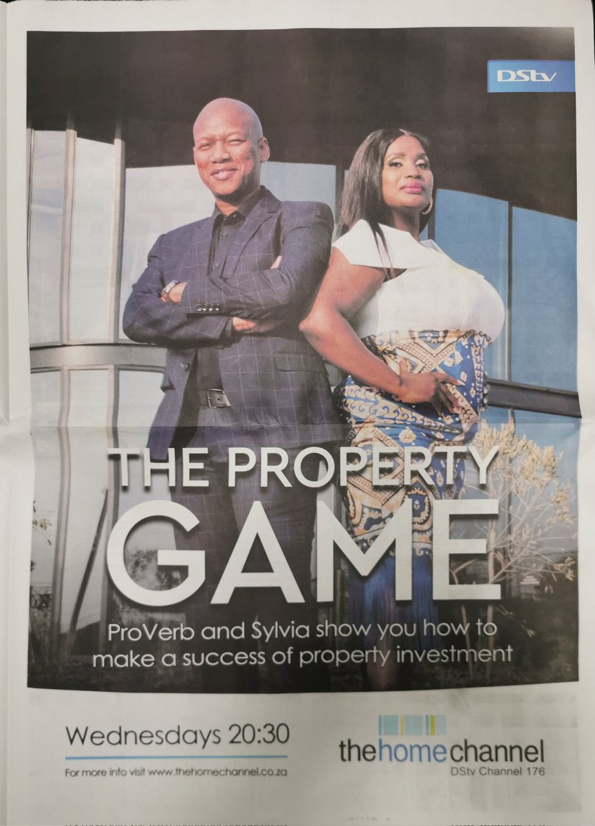 ProVerbMusic's tweet photo. Spotted in the @SundayTimesZA - #ThePropertyGame 🗞️

#property
#propertyinvestment https://t.co/D40XxRFOTk
