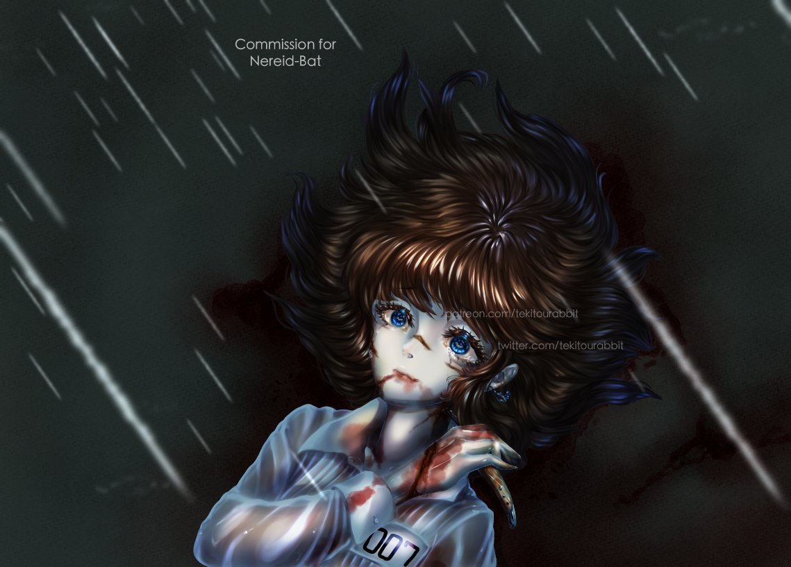 tekitourabbit's tweet photo. Com for @riku_bat 1/2 cross between Undertale and #SquidGames . #art https://t.co/I9oBUIYpsA