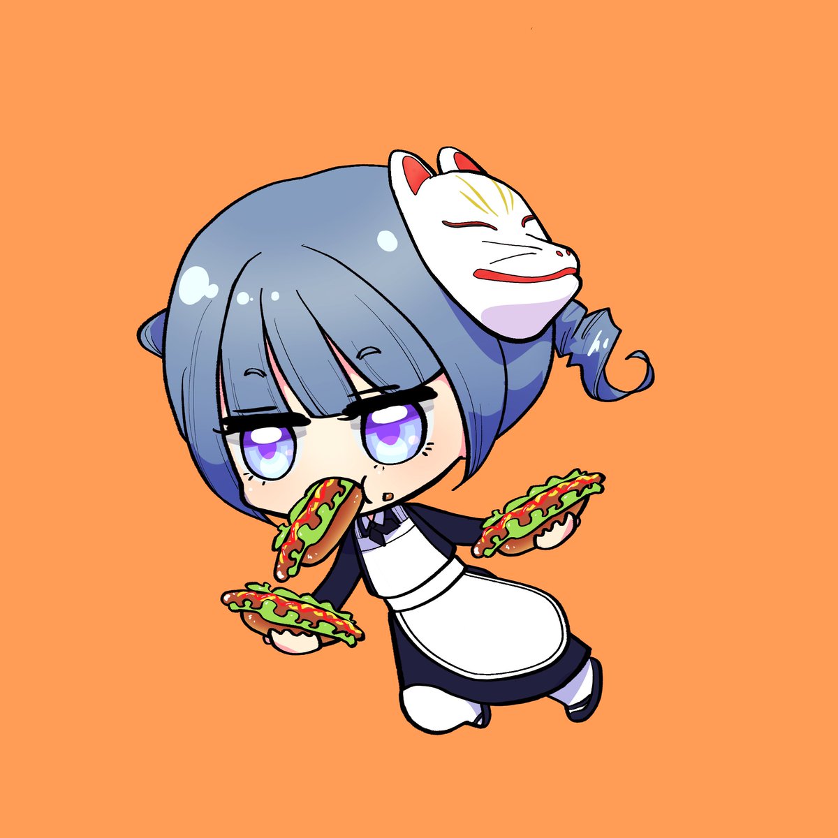 bani5119's tweet photo. Rina❤️🌭
#CryptoMaidsFanArt https://t.co/TgWGzNFiyO