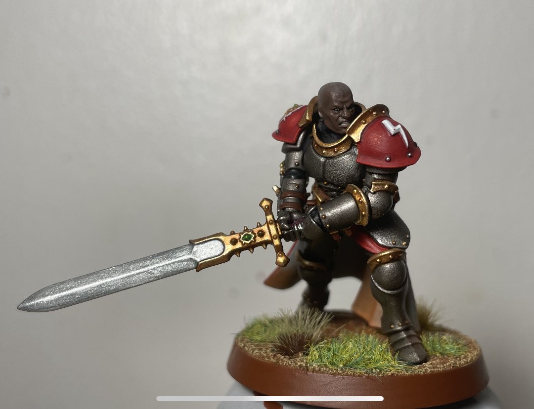 EaterOfBrushes's tweet photo. First of the 10 Vanquishers are done. Painted in stormblood colours. Love theses models #WarhammerCommunity #Warmongers https://t.co/cGK1lDBZSs
