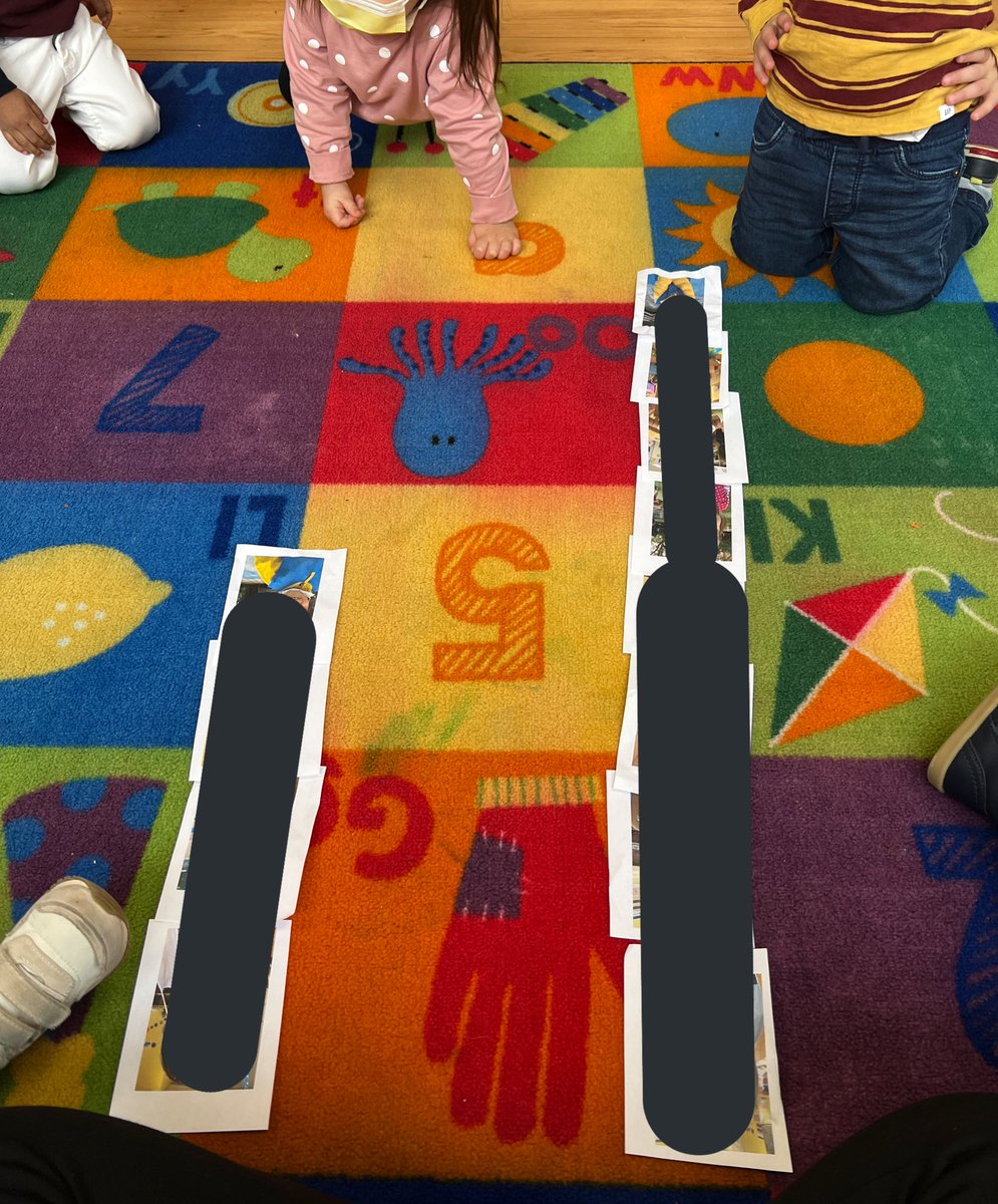 Physical sorting attendance, who is at school today? #handson