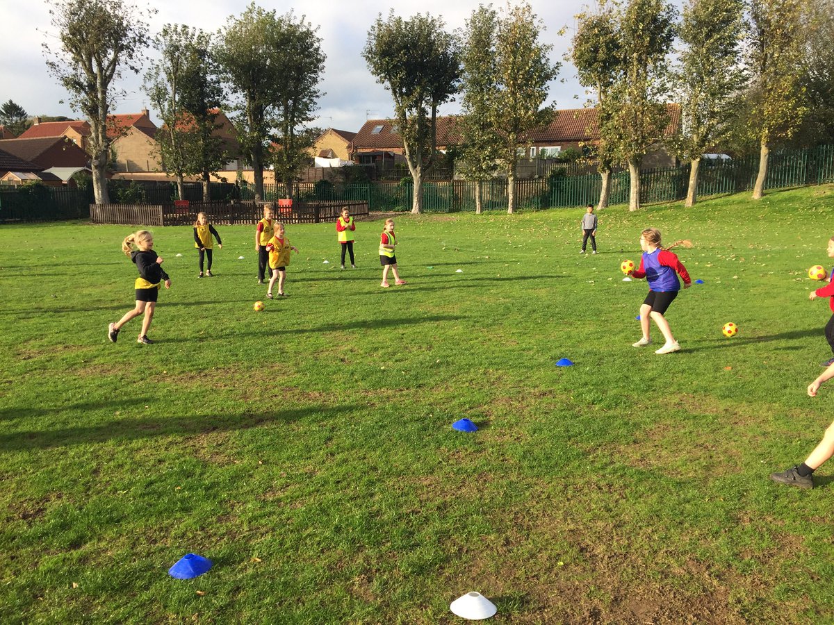 Anyone for dodgeball? Year 3s! A great way to practice throwing and catching skills... and dodging of course.