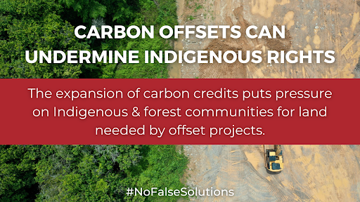 ciel_tweets's tweet photo. We have no time to waste on false solutions. Carbon offsets distract from effective climate action, allowing polluting corporations to continue business-as-usual. 

#OffsetsOffTheTable 👉 https://t.co/KQJ7ifoRA8

#NoFalseSolutions #NetZeroIsNotZero https://t.co/QblNDABIrb