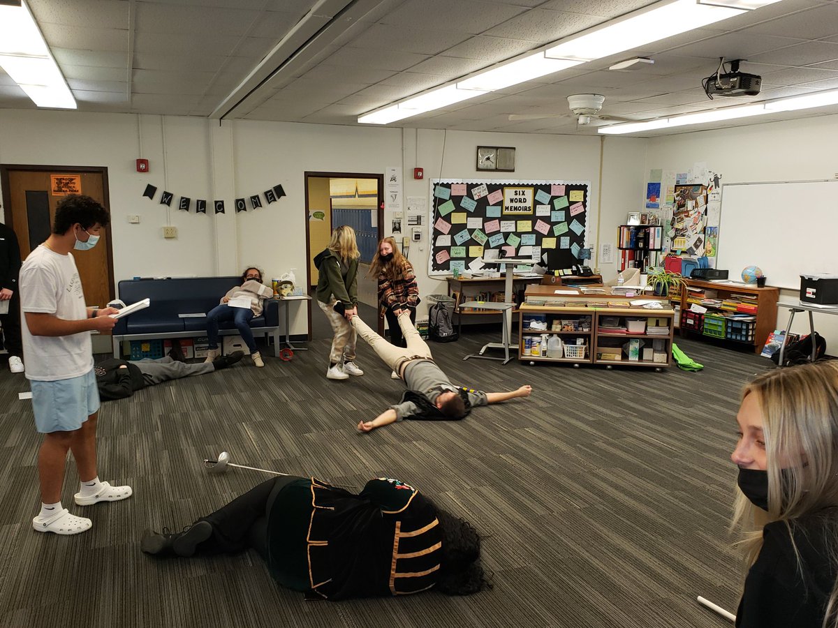 #KHSHamlet #GLTHamlet <a href="/GLTFCleveland/">Great Lakes Theater</a> before, during, after the carnage of the final scene "What is it you would see? / If aught of woe or wonder, cease your search" (5.2.362-363).