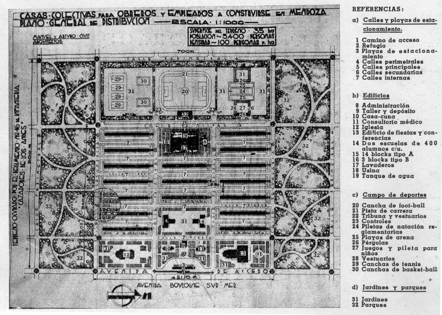 Barrio Cano, Ciudad de Mendoza.
Archivo documental #DAI
#arquitecturamoderna