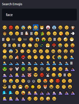 DanKornas's tweet photo. New small update! #InfluencerAI now has an emoji search function to easily add emojis to your twitter posts 😁 (after copying and pasting it - but it works!). Commit will be in the repo in a couple of minutes. 

#100daysofcode #100daysOfCommittingToGithub https://t.co/NT9C6G9224